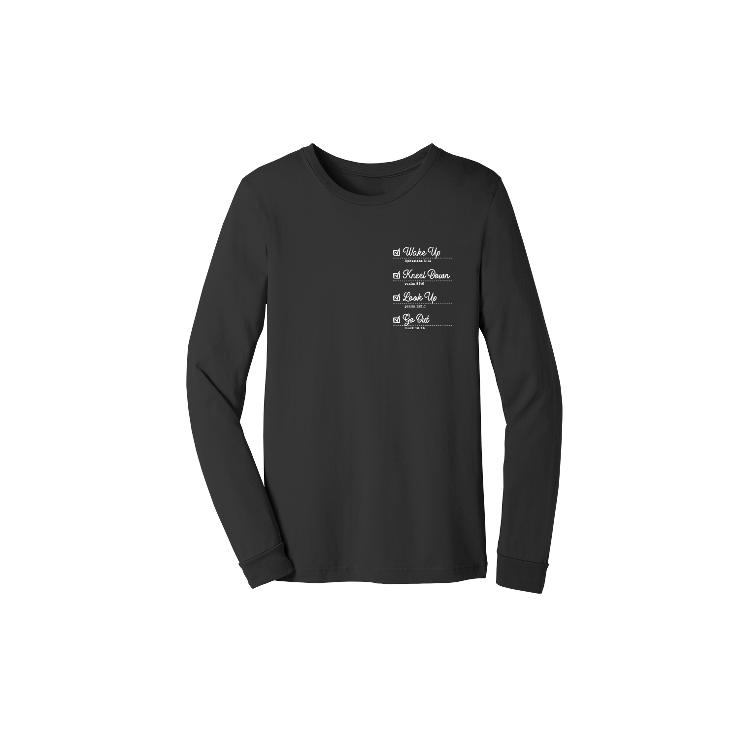Checklist Unisex Long Sleeve