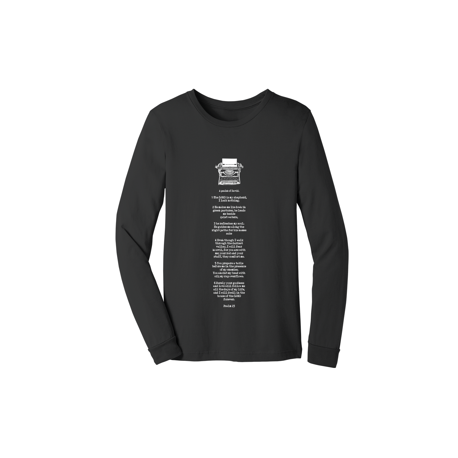 Psalm 23 Unisex Long Sleeve