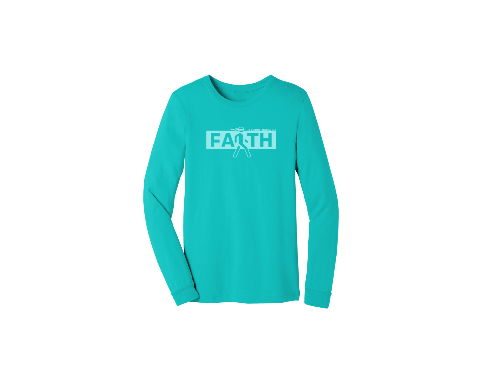Walk By Faith 1 Unisex Long Sleeve