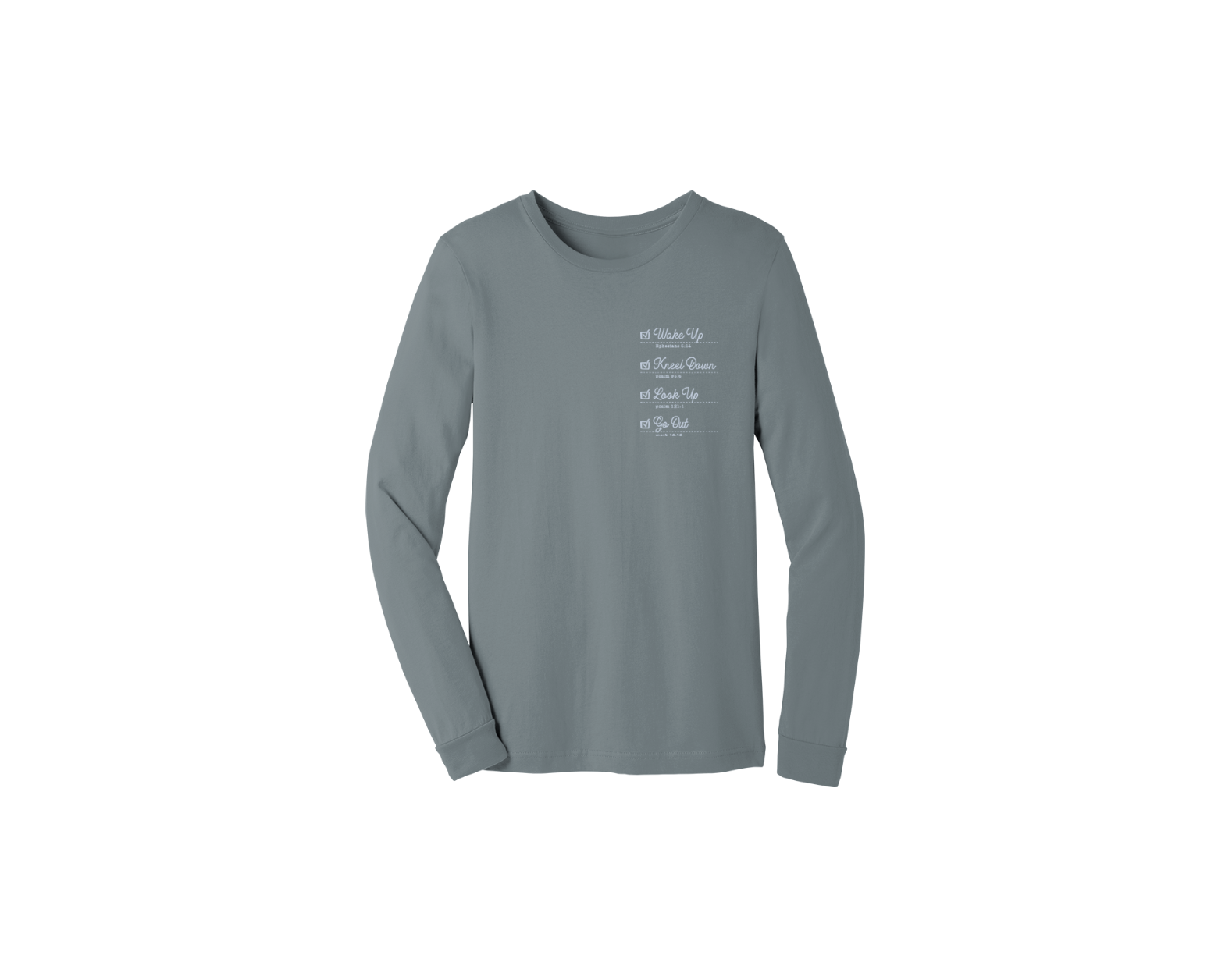 Checklist Unisex Long Sleeve