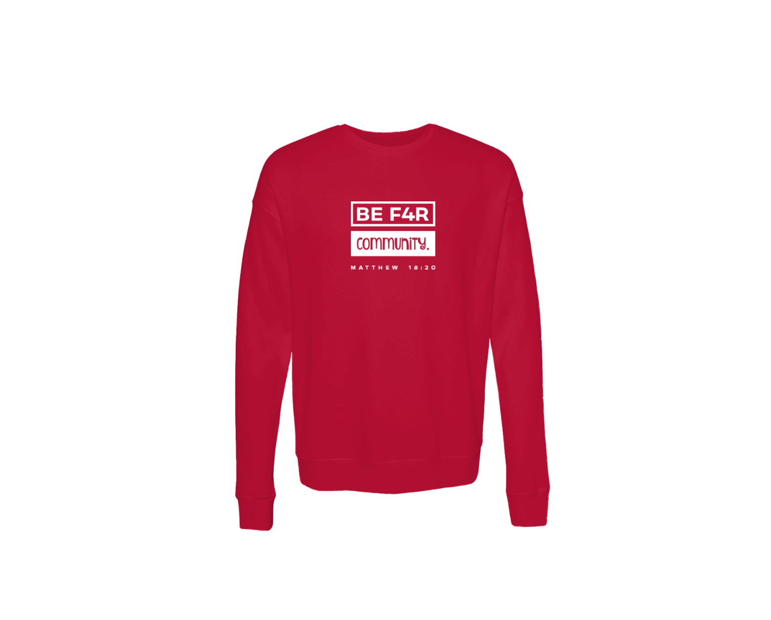 BE F4R Community 3 Unisex Sweatshirt