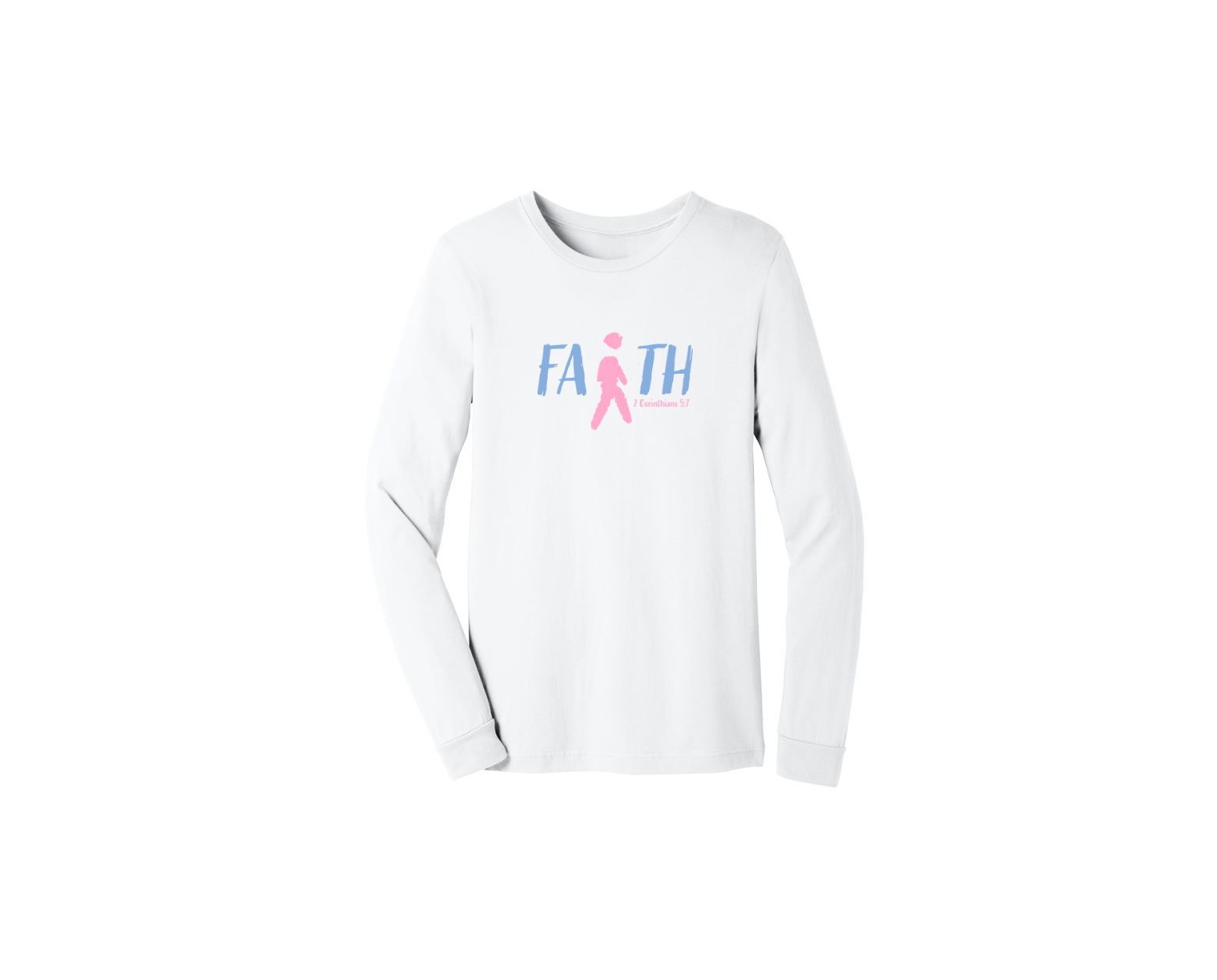 Walk By Faith 2 Unisex Long Sleeve