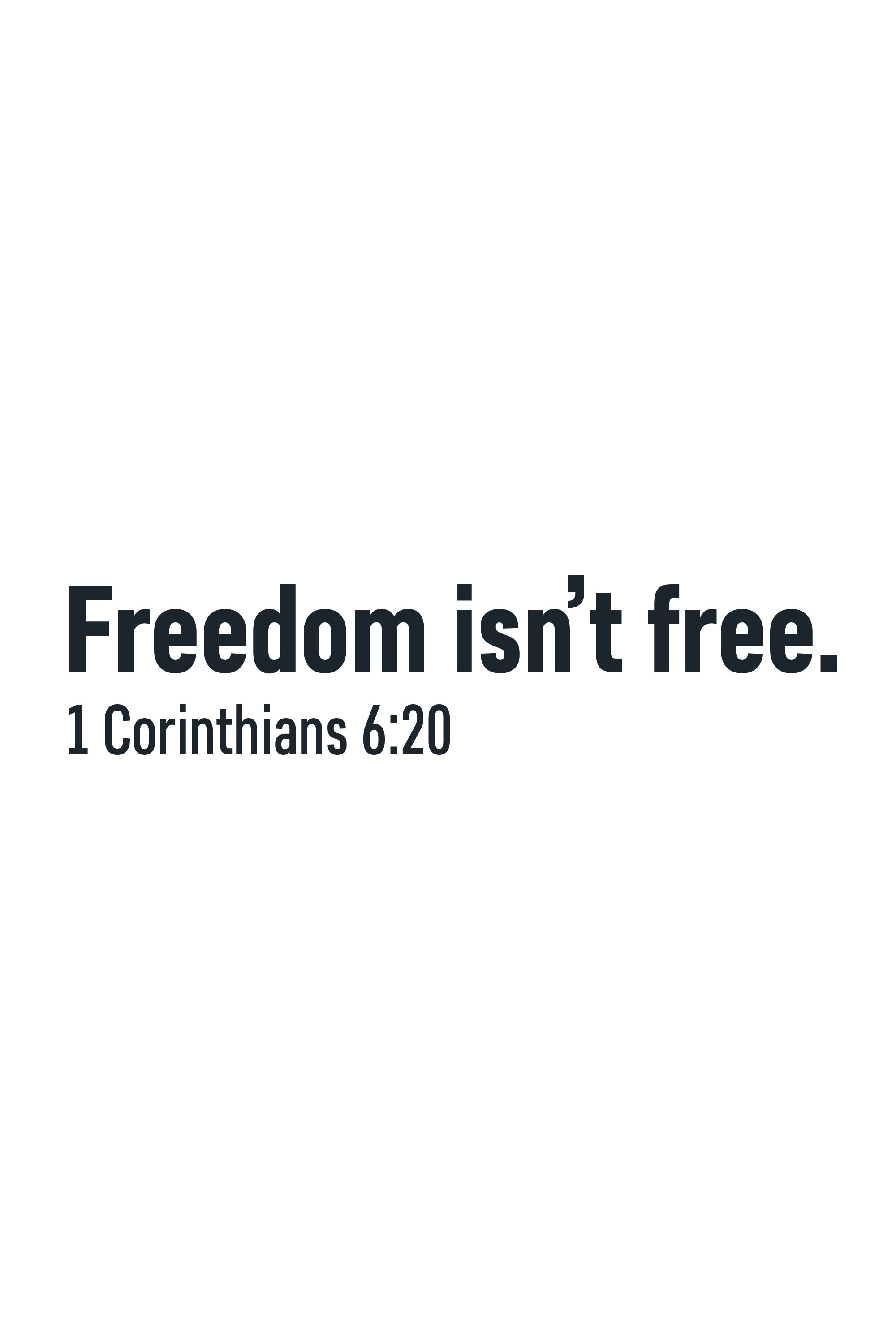 Freedom Unisex Long Sleeve