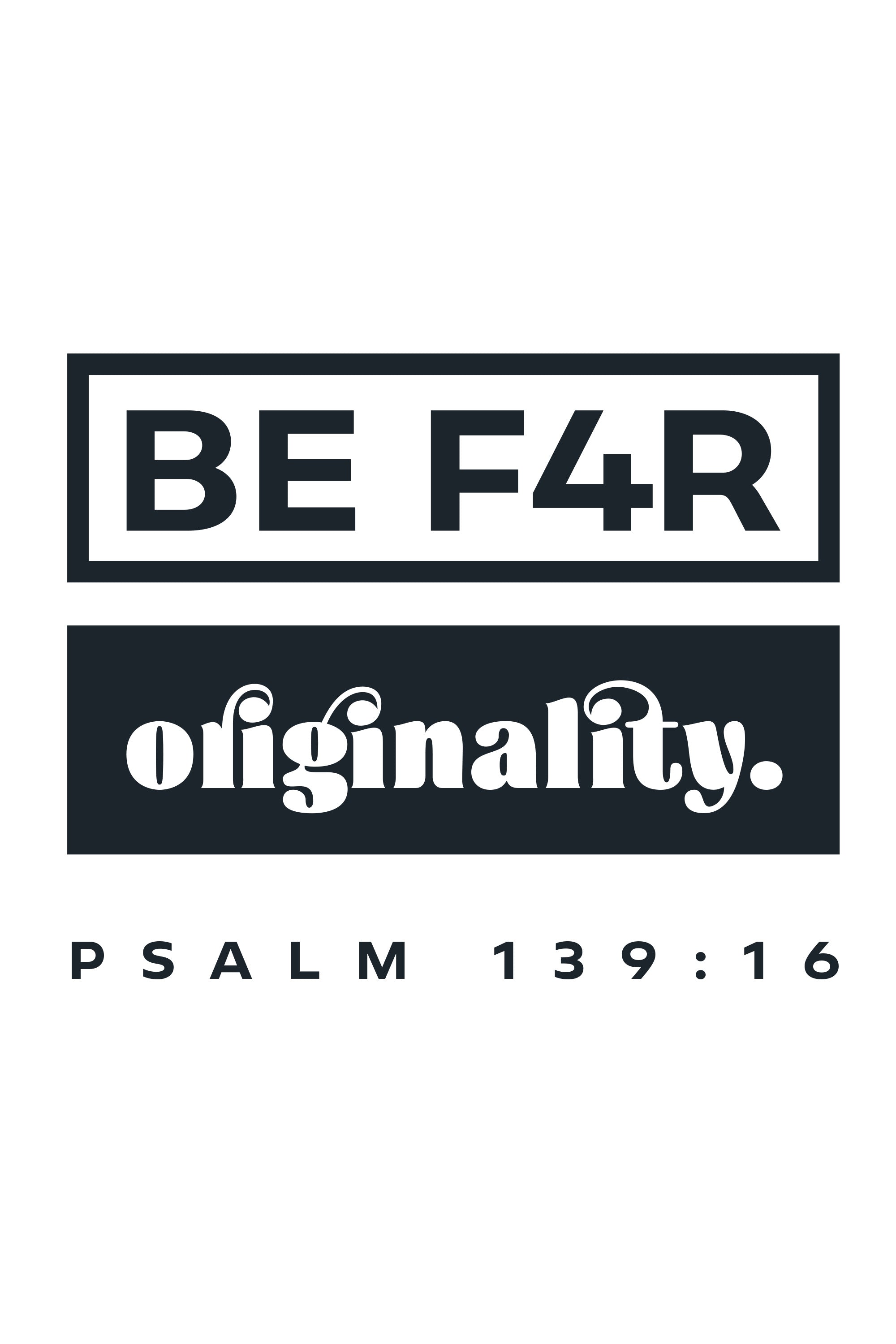 BE F4R Originality 3 Unisex T-Shirt