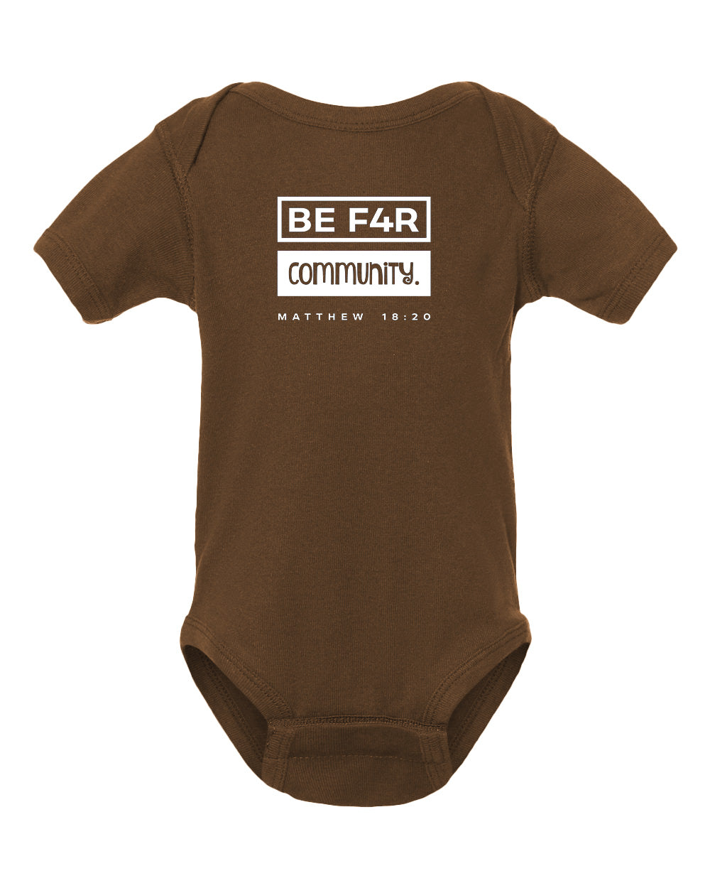 BE F4R Community 3 Infant Bodysuit