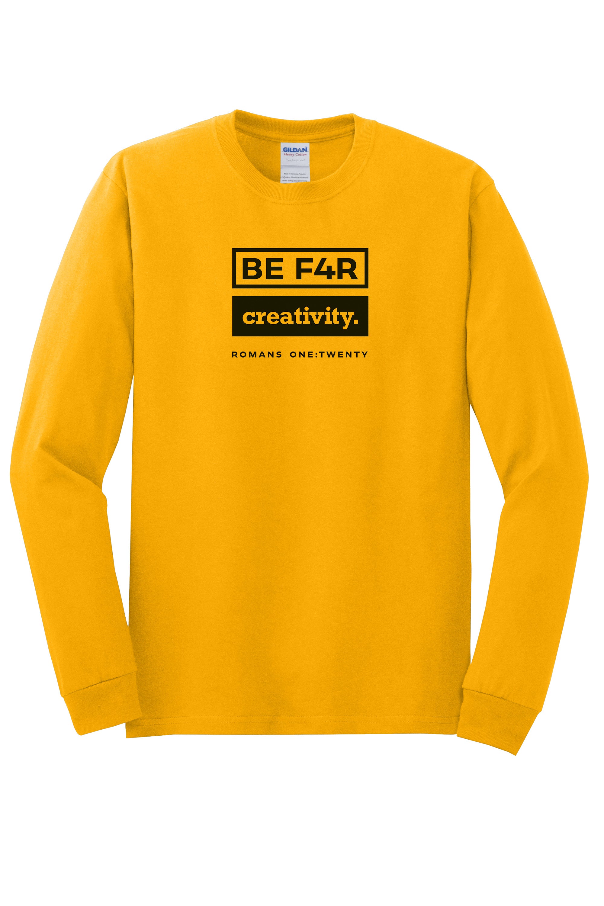 BE F4R Creativity 3 Unisex Durable Long Sleeve