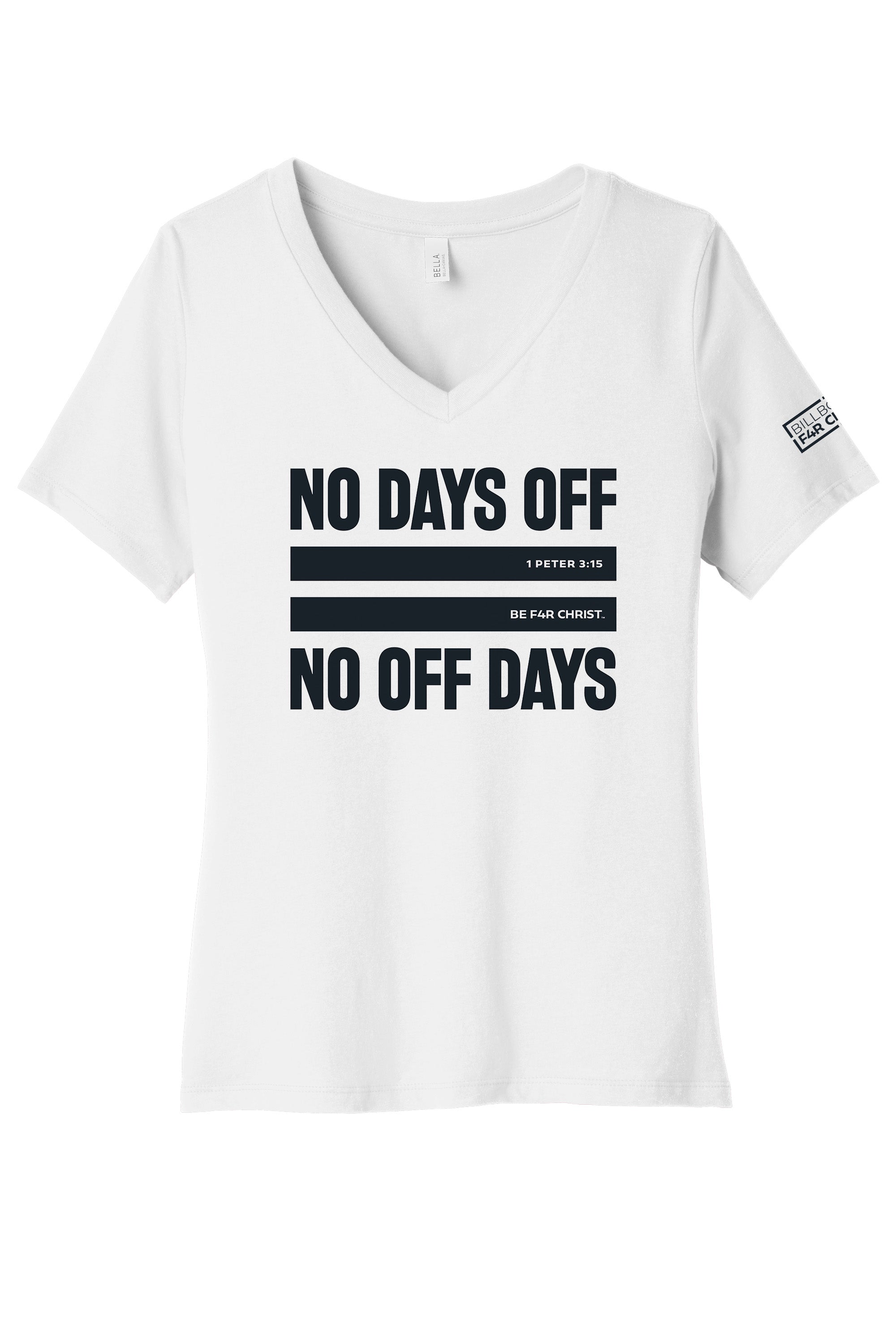 No Days Off Women's V-Neck