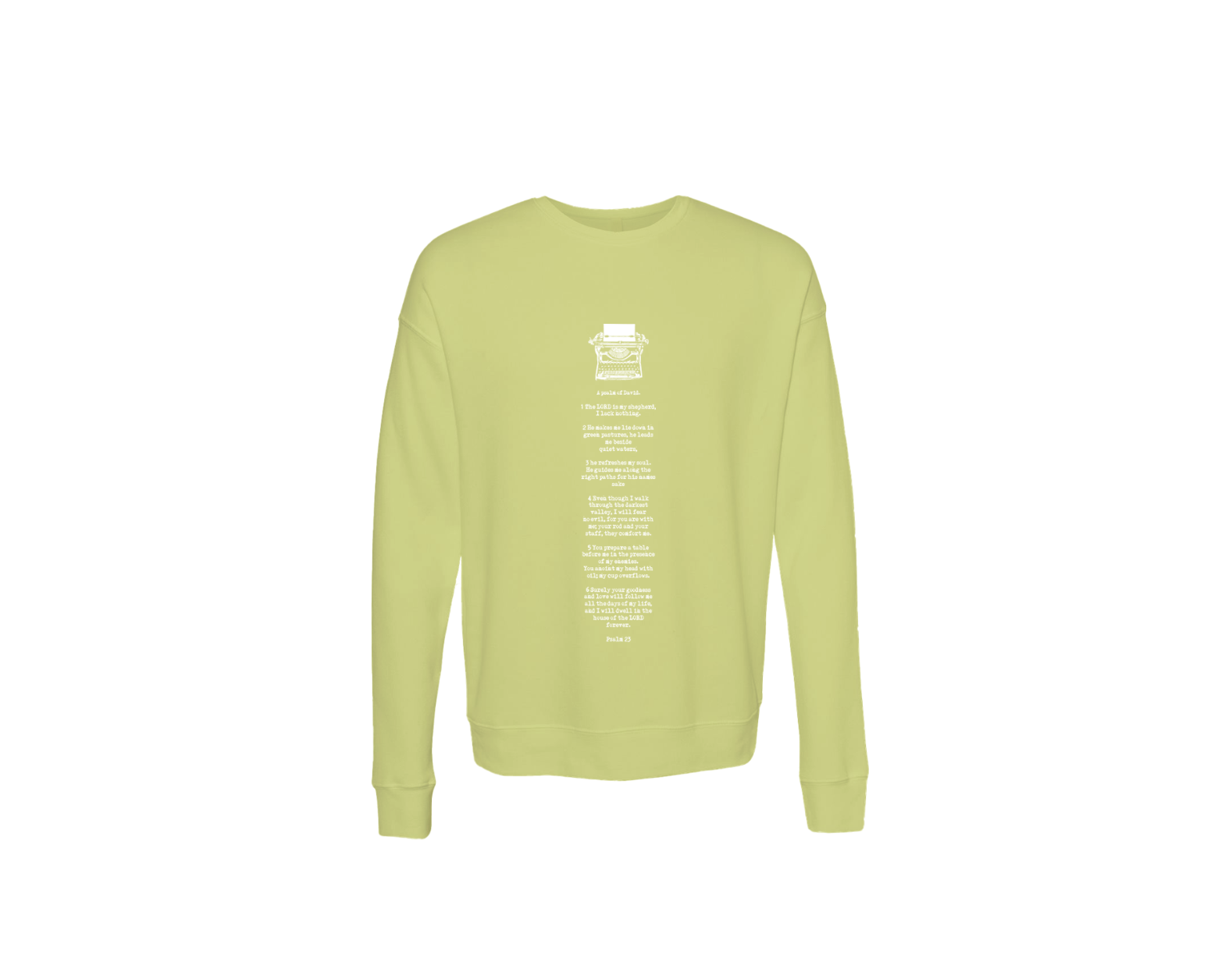 Psalm 23 Unisex Sweatshirt